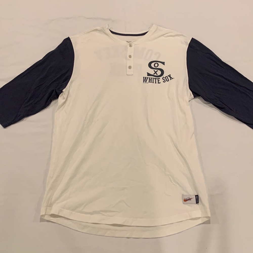 Chicago White Sox 1917 Style 3/4 Sleeve Baseball Shirt